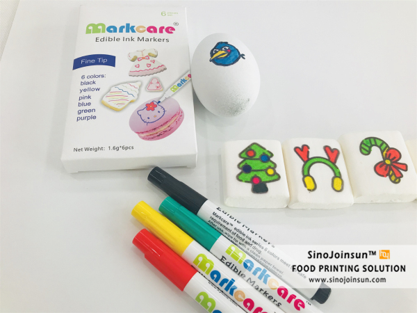 Decorate Holiday Cookie, Candy & Easter Egg with Markcare® Edible Marker