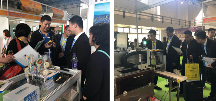 Sinojoinsun food printers is favored at CBBE 2019; to print cookie, cake, ice cream, candy, etc.
