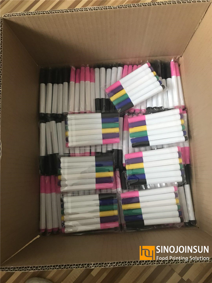 sinojoinsun edible pen customized packing