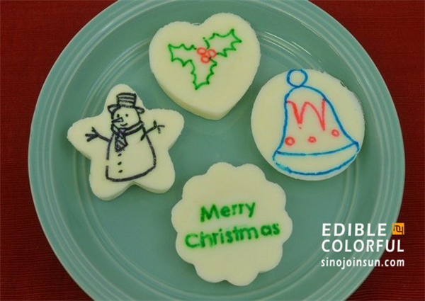 icing marker christmas cookie