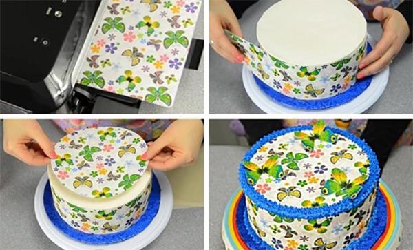 edible paper, icing sheet for cake decoration, from sinojoinsun brand
