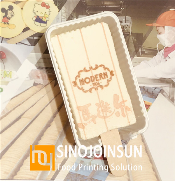 sinojoinsun online food inkjet printer print ice cream 2