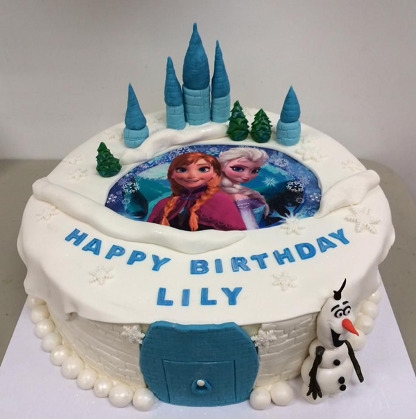 Print Frozen Sisters on Cake