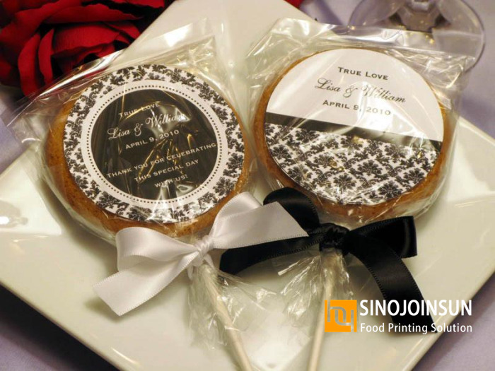 Wedding cookies printed food grade edible ink; Sinojoinsun™ Food printer_副本