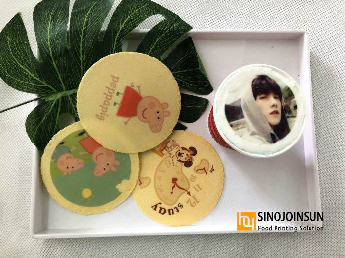 Sinojoinsun™ desktop food printer print cookie & coffee