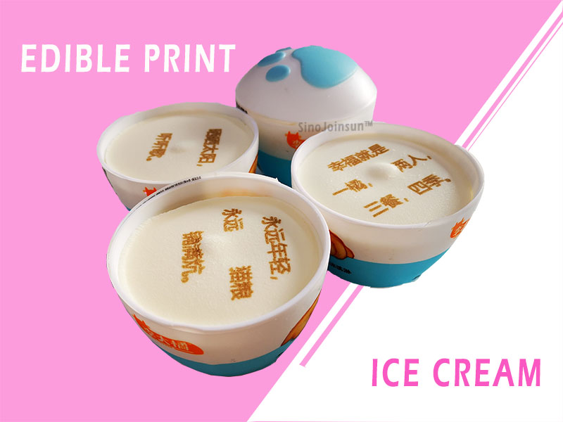 ice cream edible print- Sinojoinsun edible printer