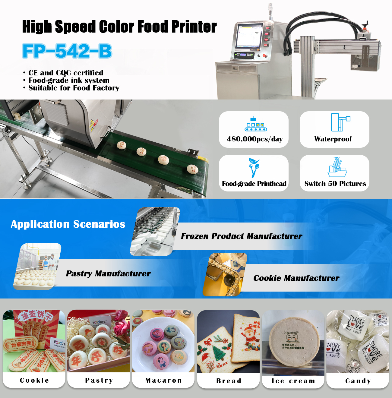 High-speed food printer FP-542-B(1)