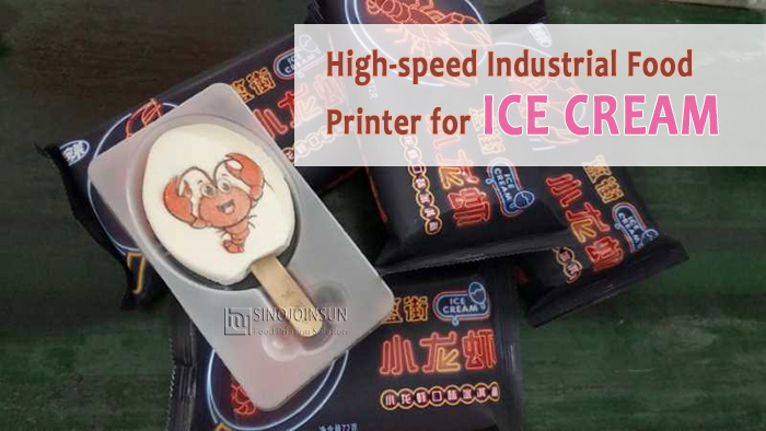Ice Cream Speed Industrial Edible Ink Printer | Food Printer