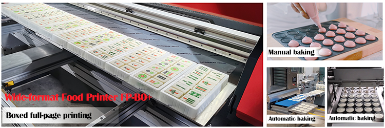 applications of wide format food printer FP-B0+