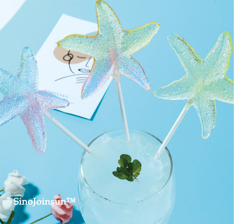 starfish sugar free lollipop 3D