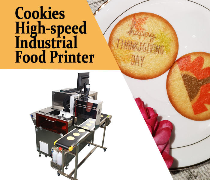 Cookies Edilble Printer | High-speed Industrial Food Printer for Cookies