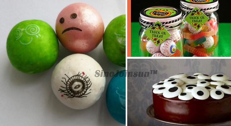 edible image chewing gum ball